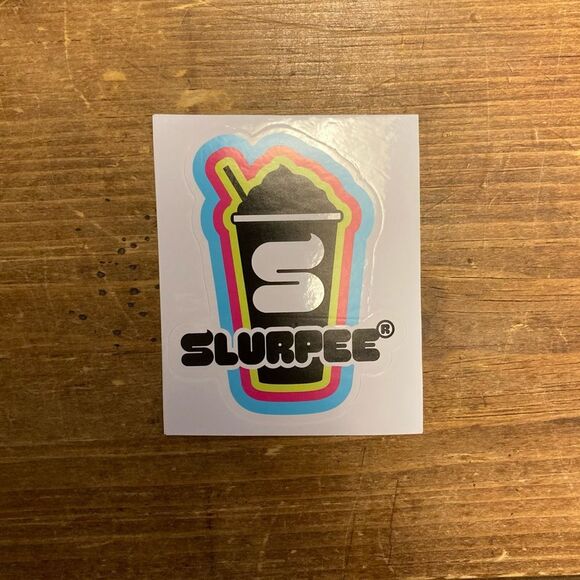 Slurpee Stickers Retro Blue Pink Green Lot of 3 7-eleven - Picture 6 of 7